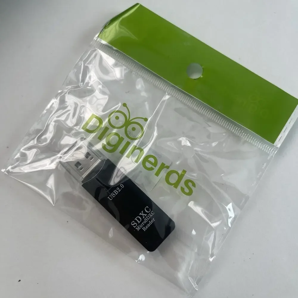 Diginerds USB 2.0 External Card Reader, SD/ microSD SDXC Memory Card‎